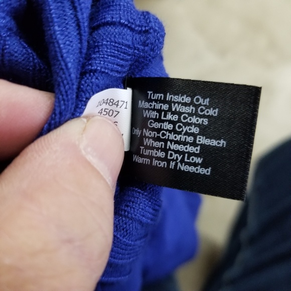 Lane Bryant  sweater blue long sleeve  sz 18/20 - Picture 7 of 8